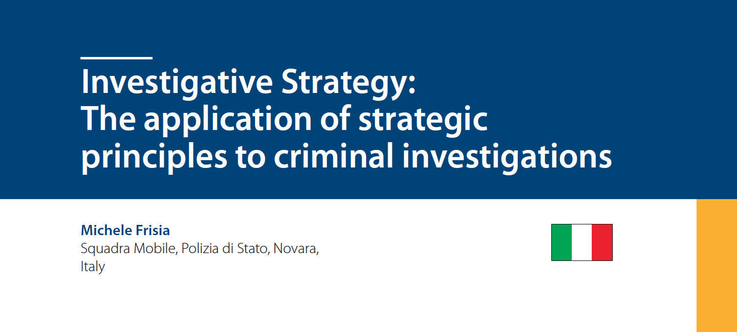 investigative strategy